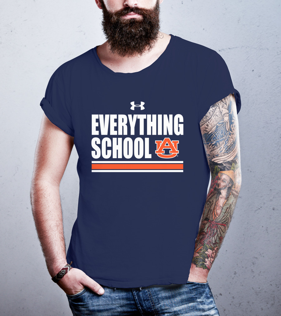 Everything School Auburn Football Under Armour Jarquez Hunter Derick Hall T-Shirt
