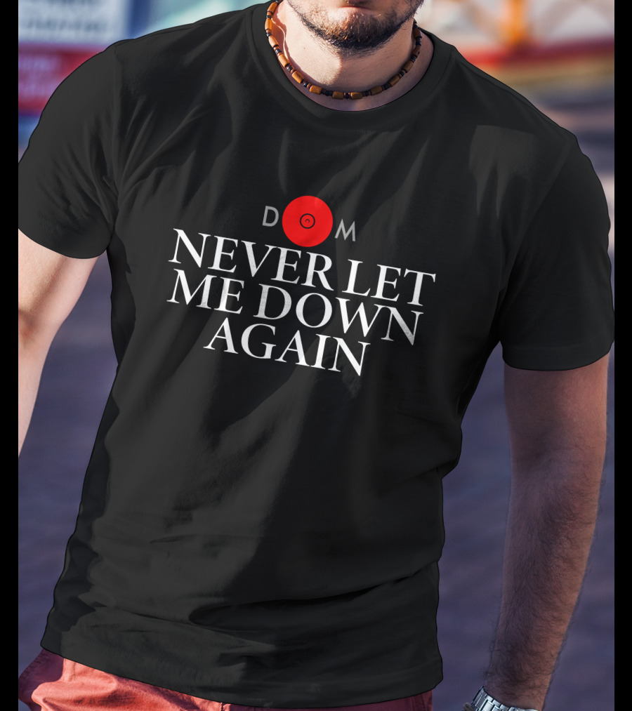 Never Let Me Down Again DM Vinyl Record T-Shirt