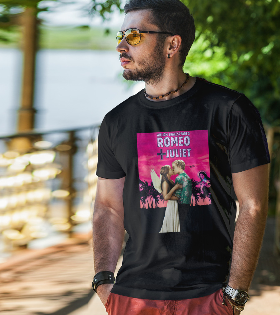 William Shakespeare's Romeo Juliet Ely Kreimendahl Tropical Angel Romance T-Shirt