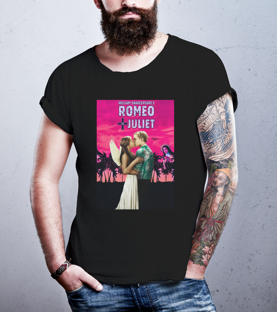 William Shakespeare's Romeo Juliet Ely Kreimendahl Tropical Angel Romance T-Shirt