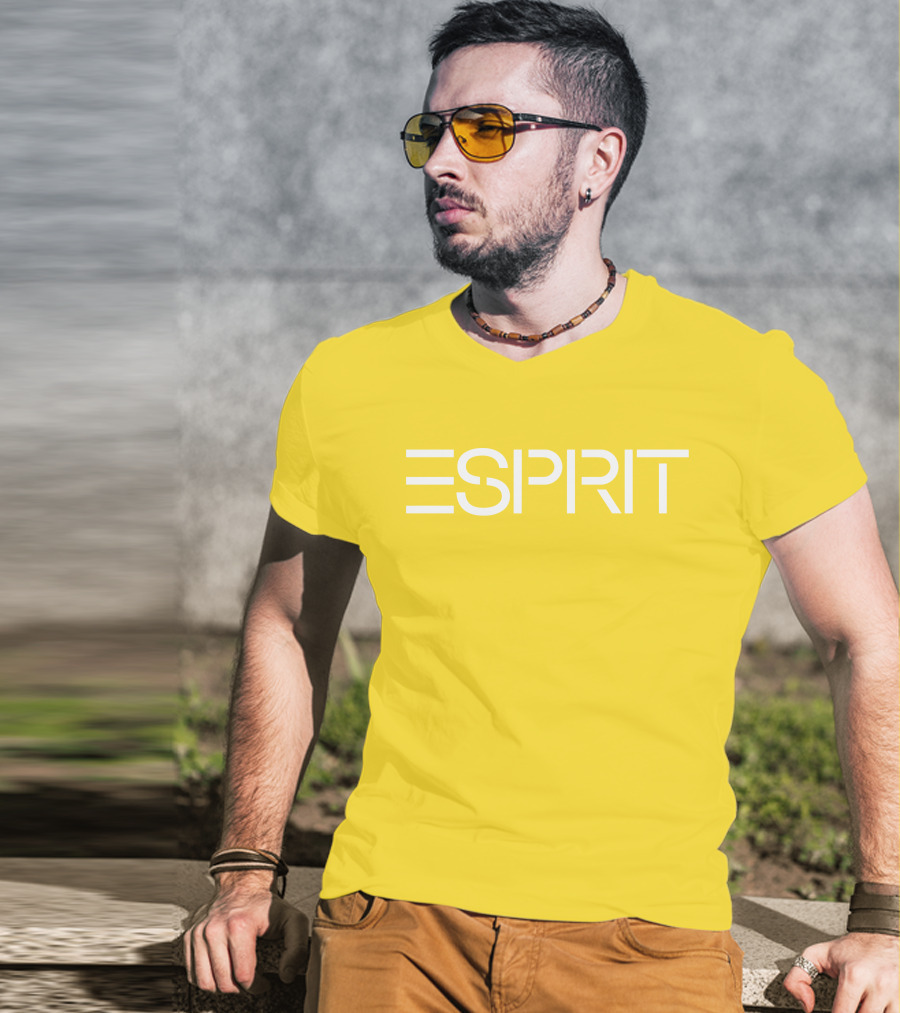 Hbx Store Merch Esprit Yellow Background T-Shirt