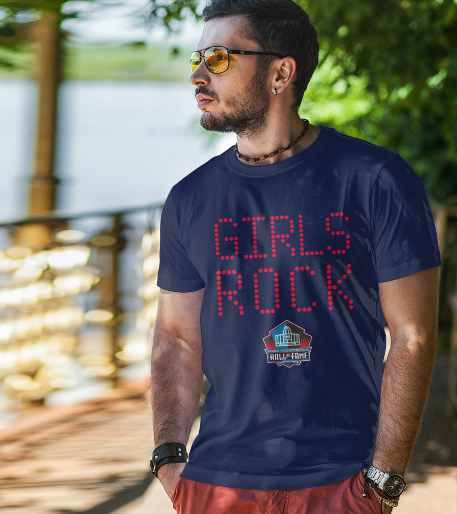 Pro Football Hall Of Fame Girls Rock Youth Merch T-Shirt