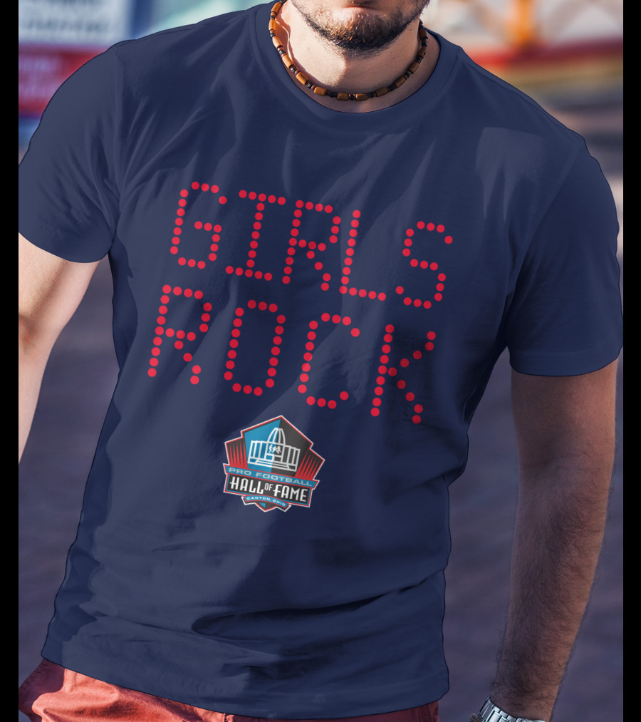 Pro Football Hall Of Fame Girls Rock Youth Merch T-Shirt