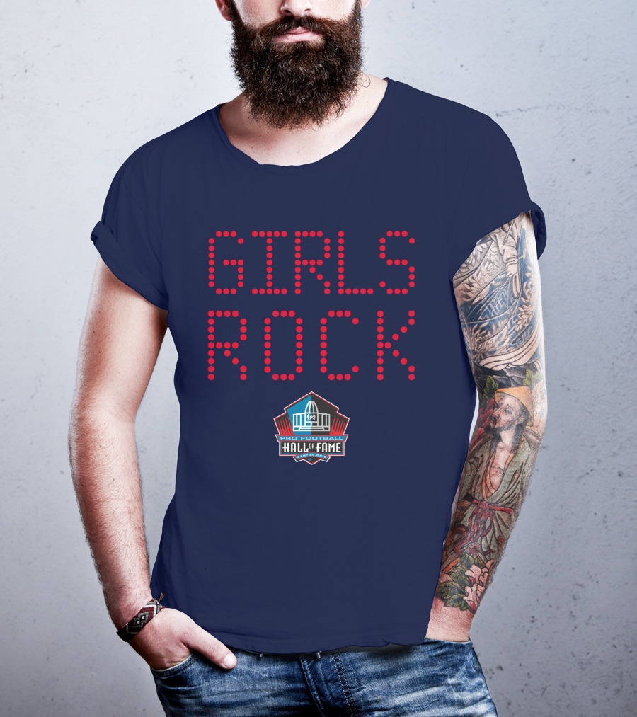 Pro Football Hall Of Fame Girls Rock Youth Merch T-Shirt
