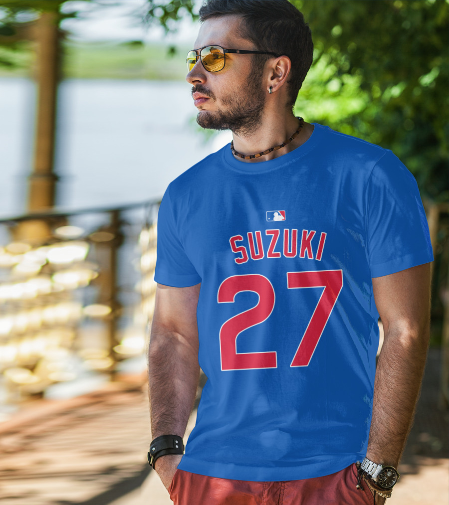 Obvious Merch Seiya Suzuki 27 MLB Jersey T-Shirt