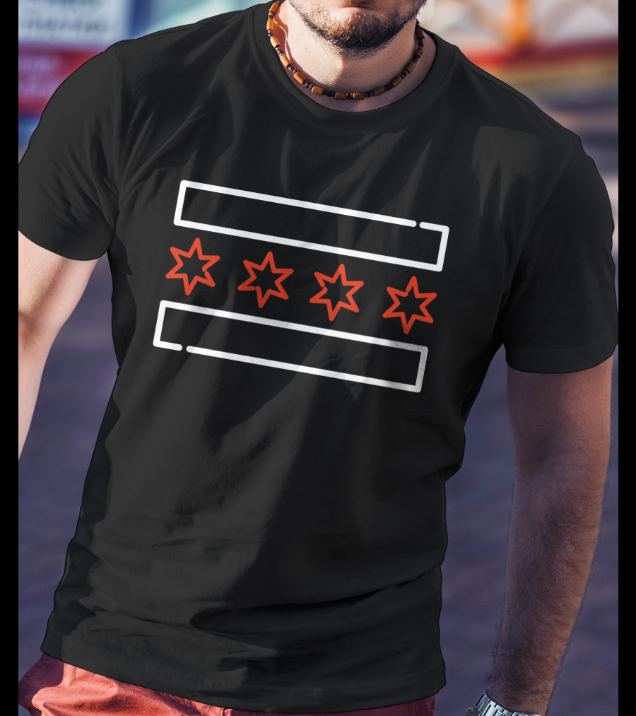 Chicago Blackhawks Foundation City Merch Cbh Shop Blackhawks Store Stars T-Shirt