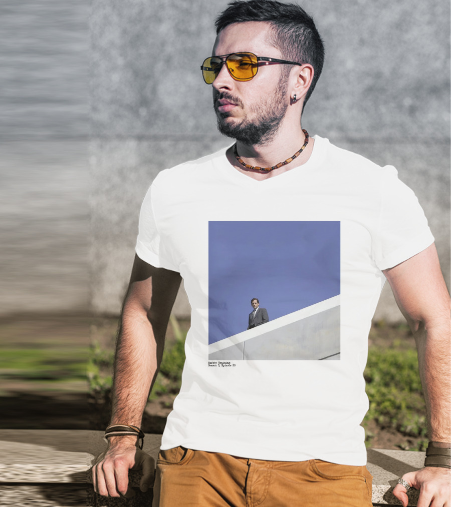 Safety Training Season 3 Episode 20 Roof Scene The Office Experience Store T-Shirt