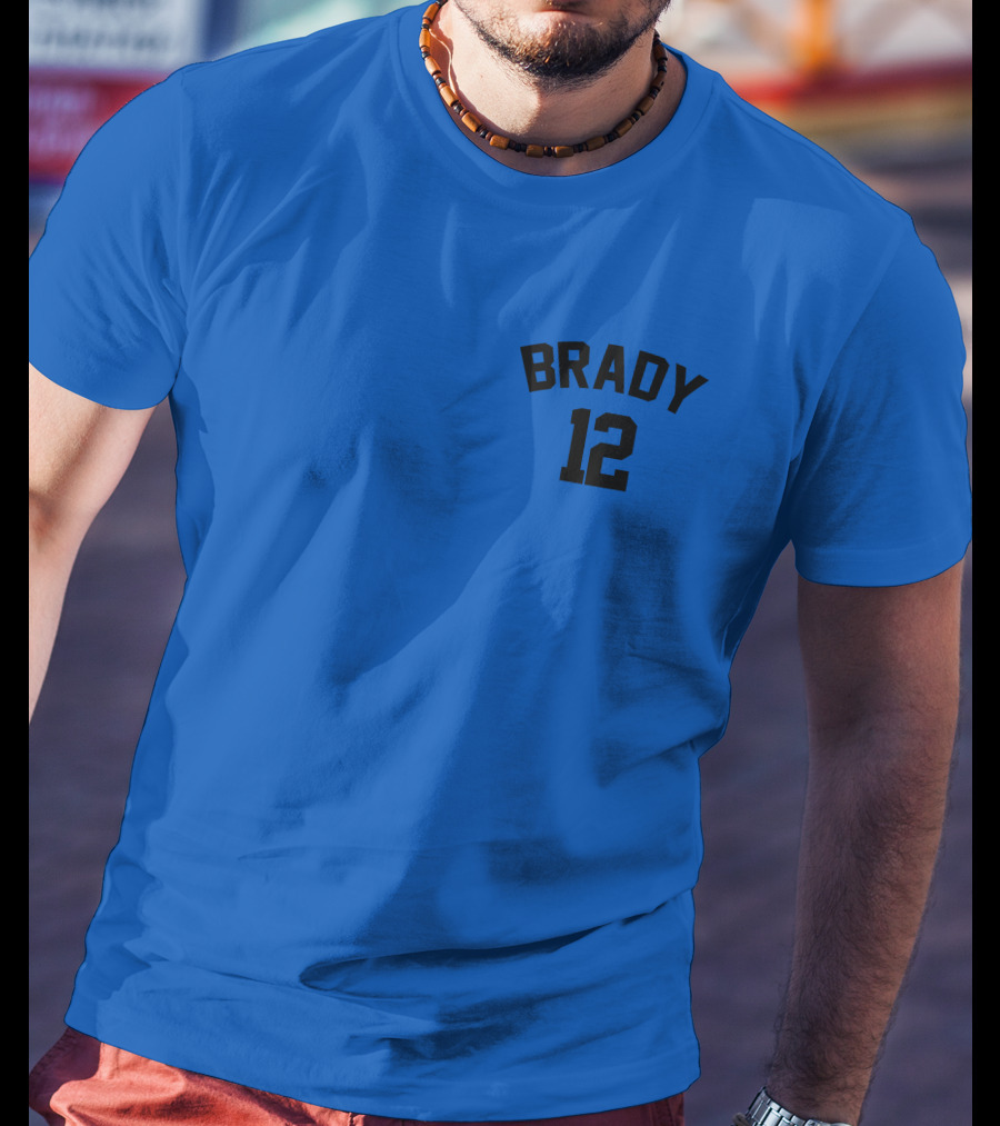 Brady 12 NFL JC Cornell Football Jersey T-Shirt