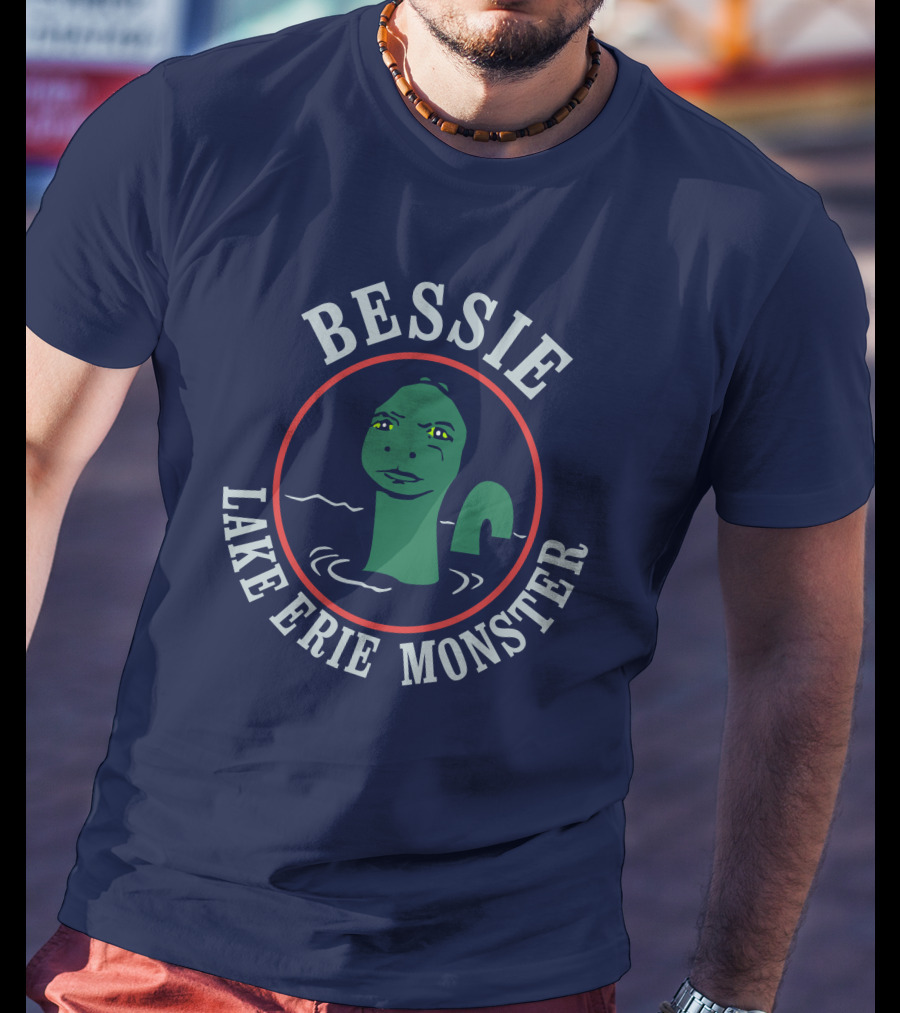Bessie Lake Erie Monster Homage Store Merch Paula Fett T-Shirt