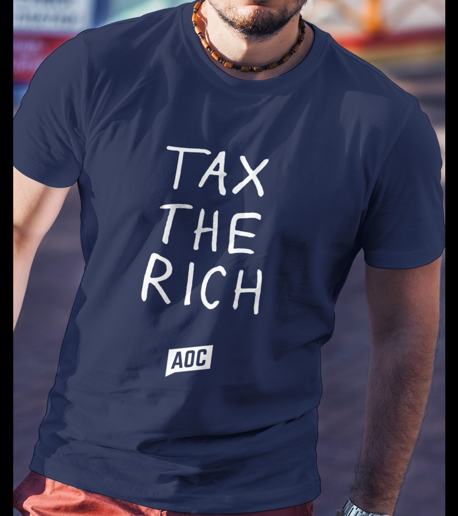 AOC Tax The Rich Ocasio Cortez Merch T-Shirt