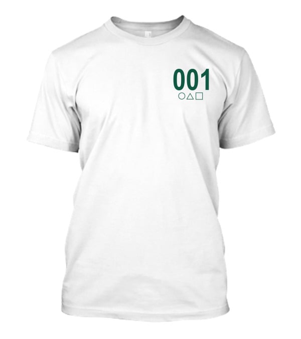 001 Circle Triangle Square Squid Game T-Shirt