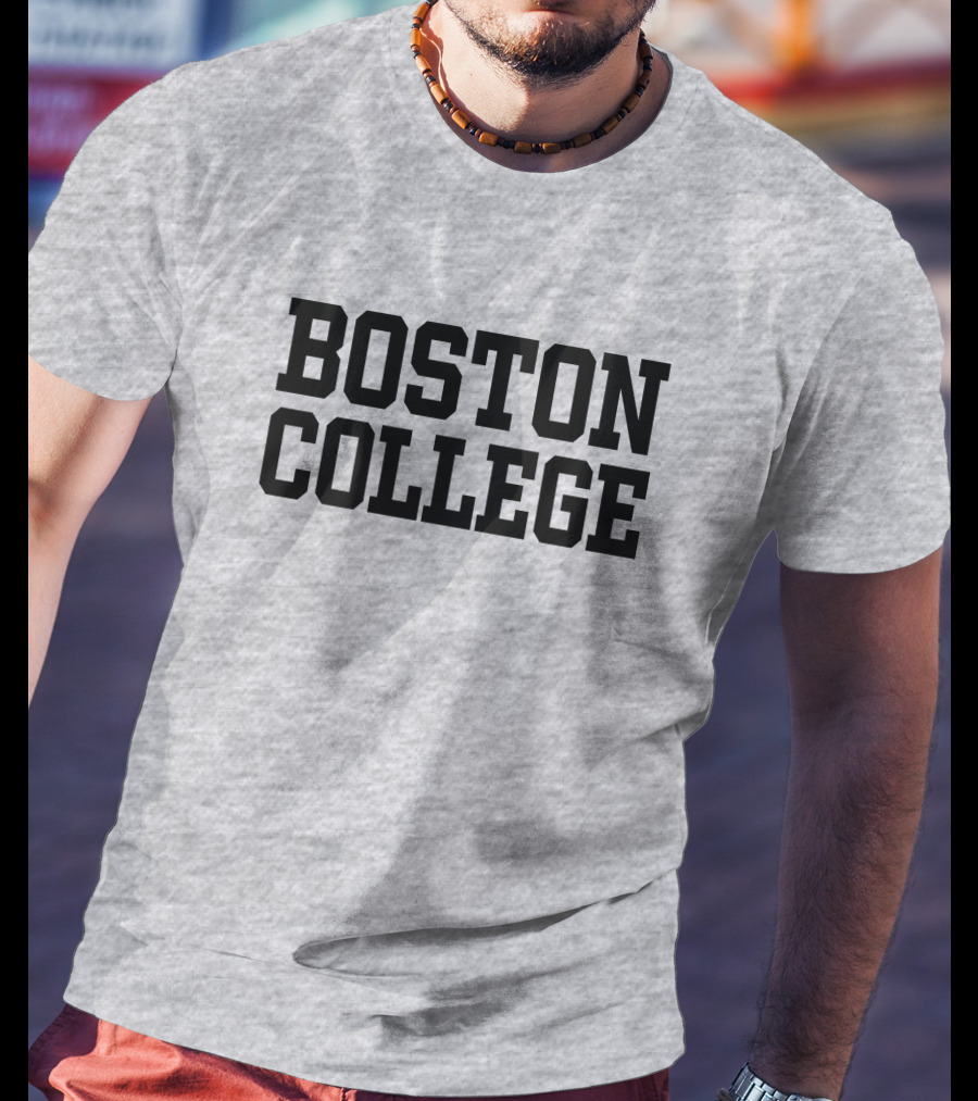 Boston College Dylan O'brien Archive Classic Style Collegiate Look T-Shirt