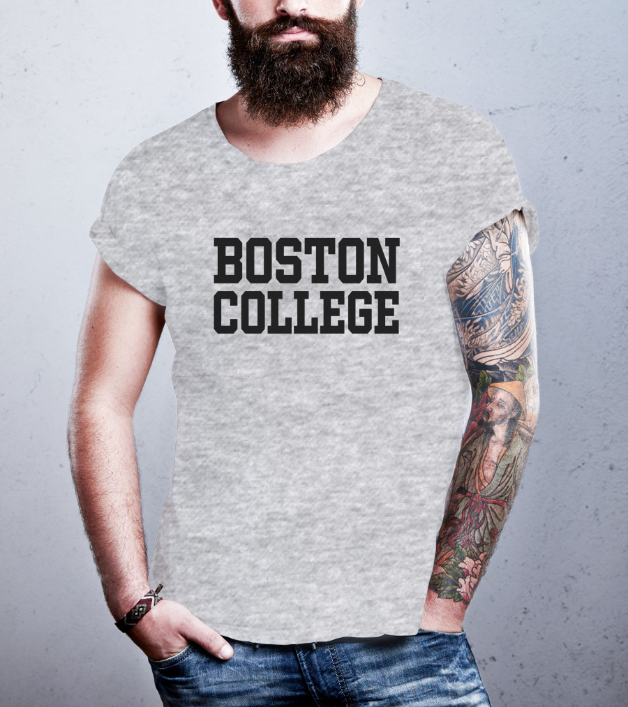 Boston College Dylan O'brien Archive Classic Style Collegiate Look T-Shirt