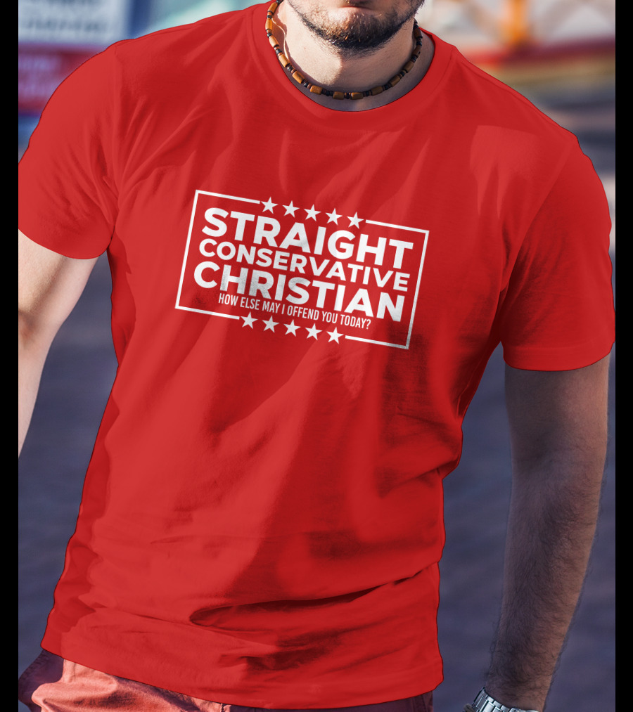 Hodgetwins Store Straight Conservative Christian How Else May I Offend You Today T-Shirt
