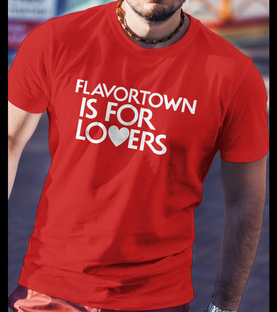 Guy Fieri Flavortown Is For Lovers Heart T-Shirt