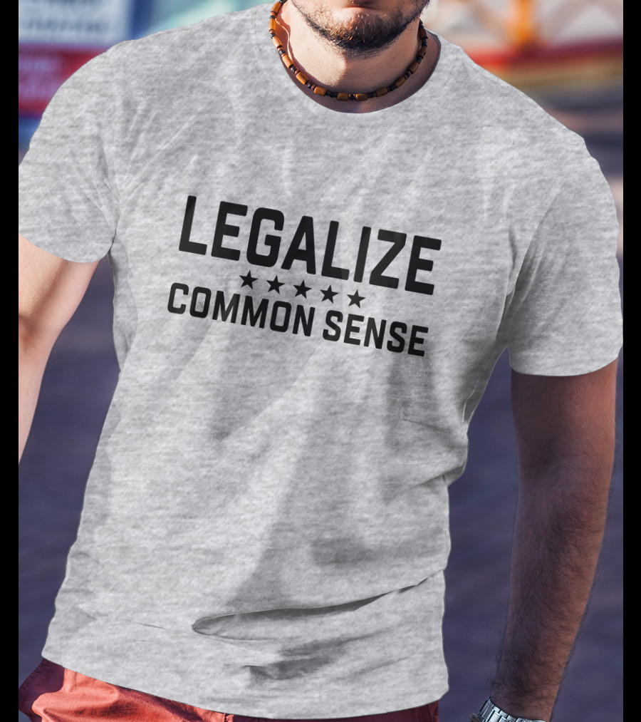 Hodgetwins Merch Legalize Common Sense Stars T-Shirt