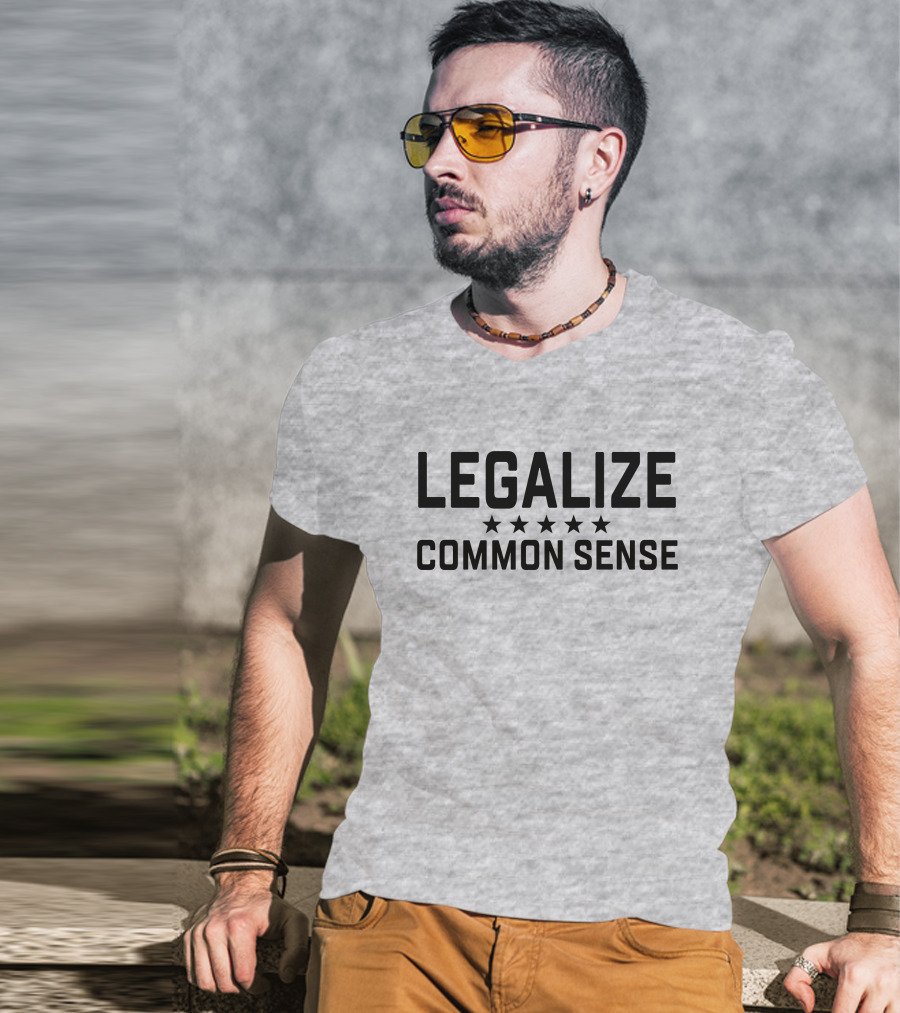 Hodgetwins Merch Legalize Common Sense Stars T-Shirt