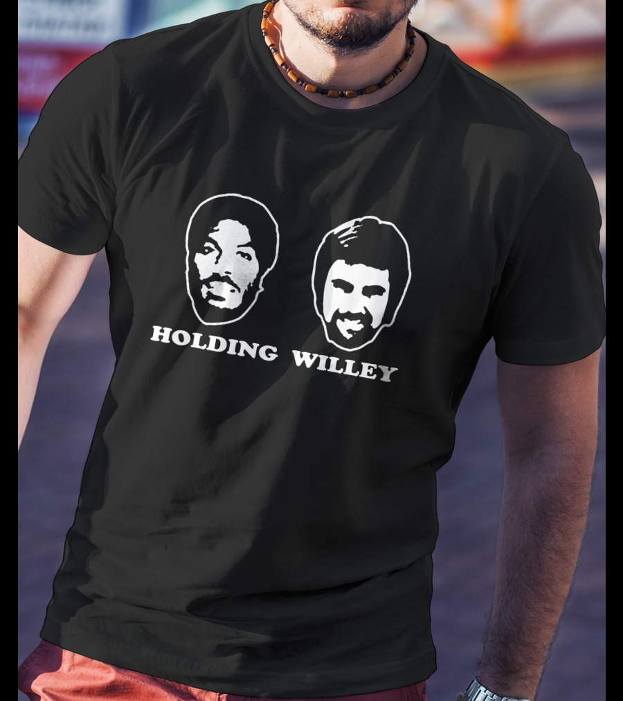 England's Barmy Army Holding Willey Bodyline's Holding And Willey Faces T-Shirt