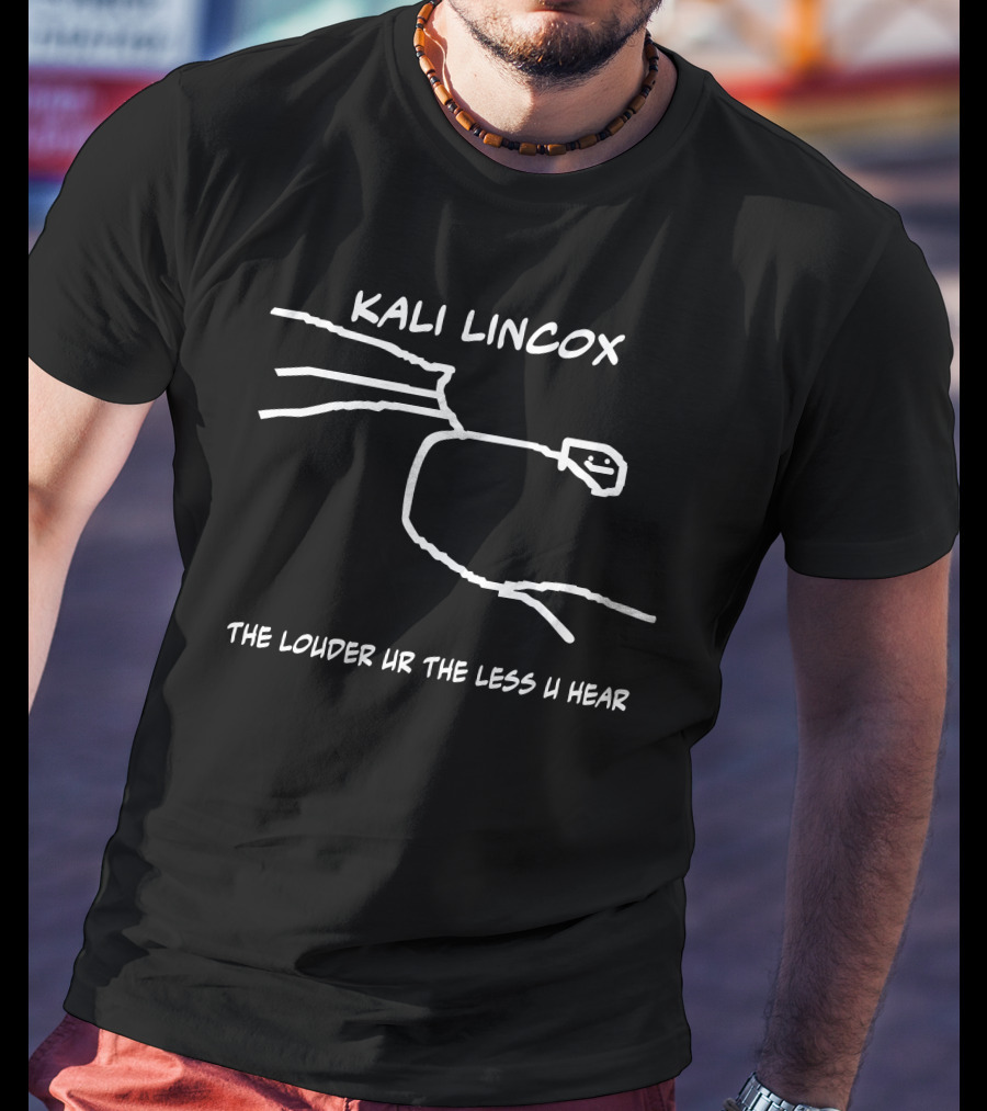 Kali Lincox The Louder Ur The Less U Hear Mike Padrick Smiley Doodle T-Shirt