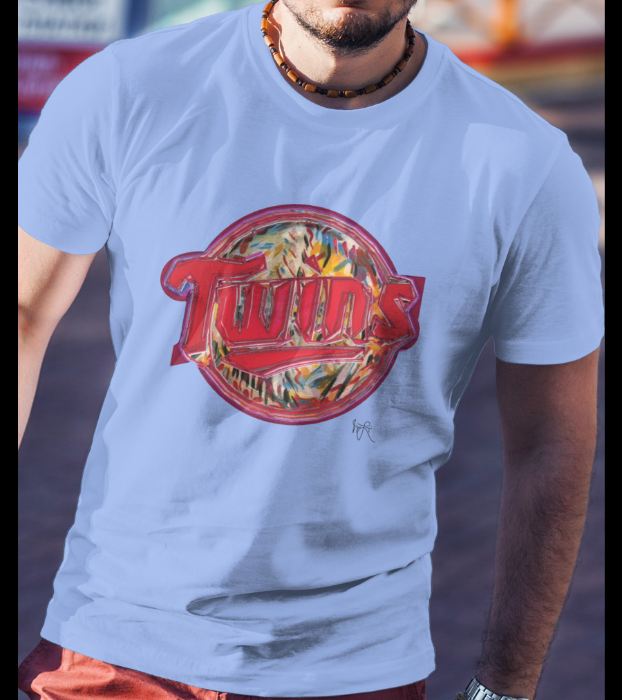 Twins Jimmy Longoria Local Artist Minnesota Baseball T-Shirt