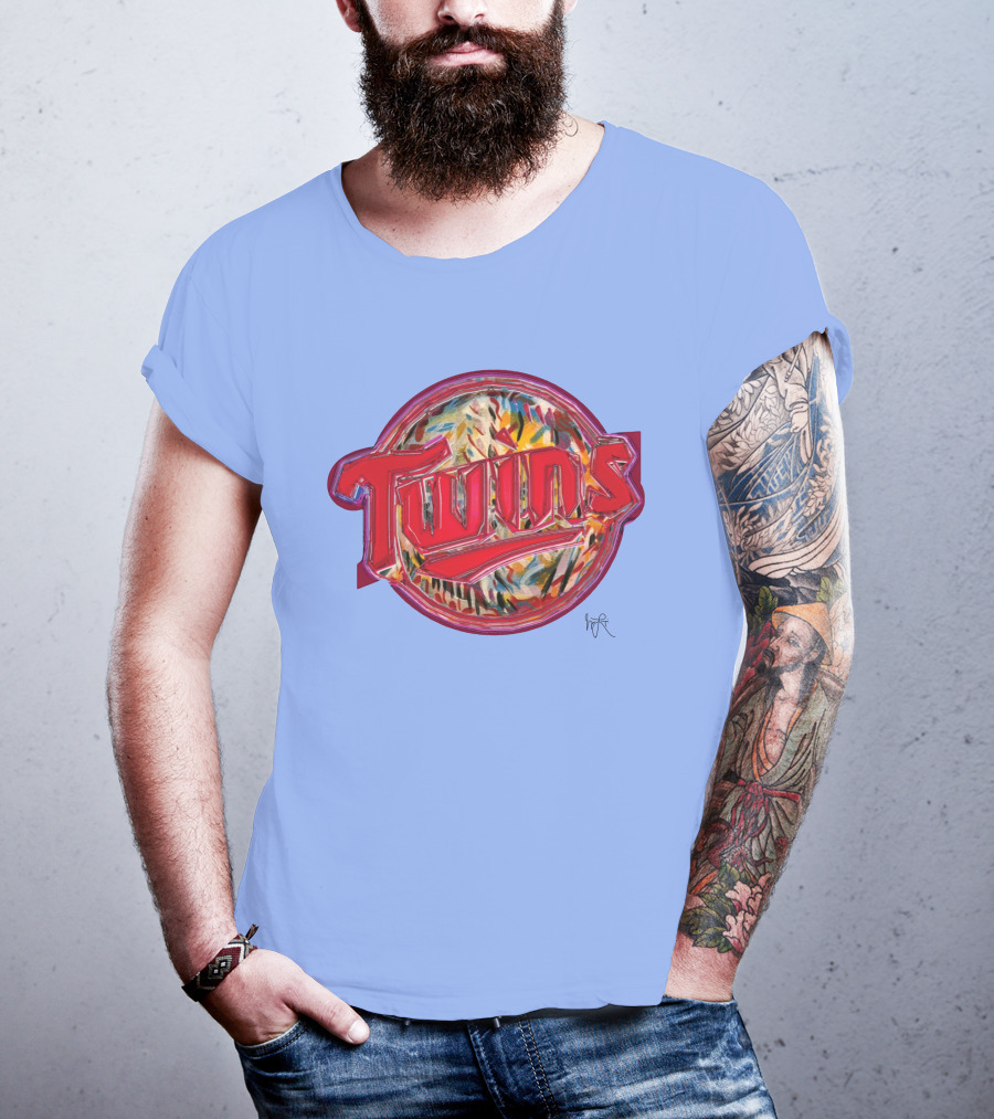 Twins Jimmy Longoria Local Artist Minnesota Baseball T-Shirt