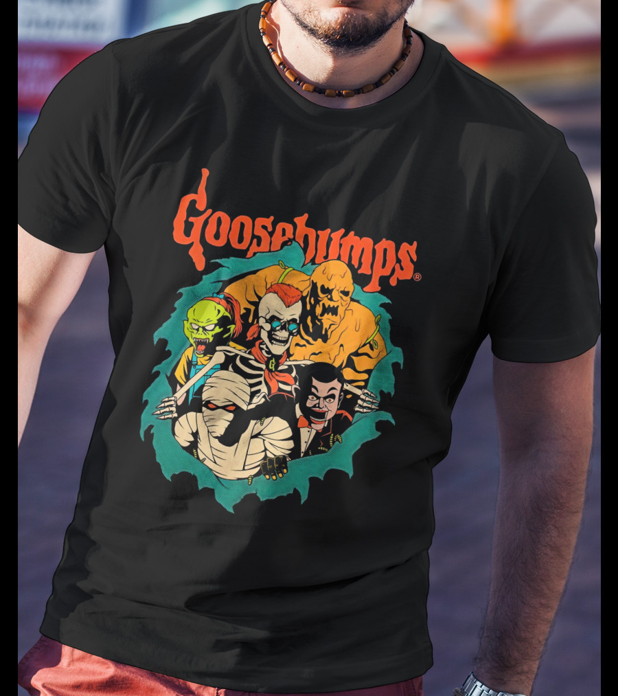 Goosebumps Creepy Co Mummy Monsters Retro Horror T-Shirt
