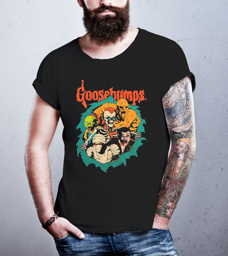 Goosebumps Creepy Co Mummy Monsters Retro Horror T-Shirt