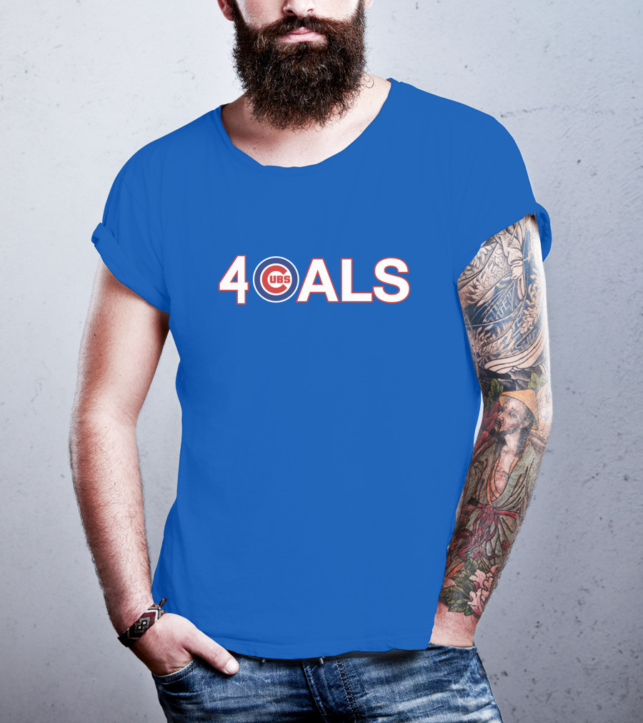 Patrick Wisdom 4 Cubs ALS Obvious T-Shirt