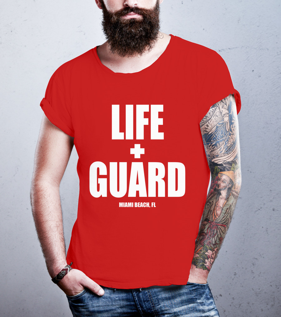 Lifeguard Miami Beach FL Thomas Sanders T-Shirt