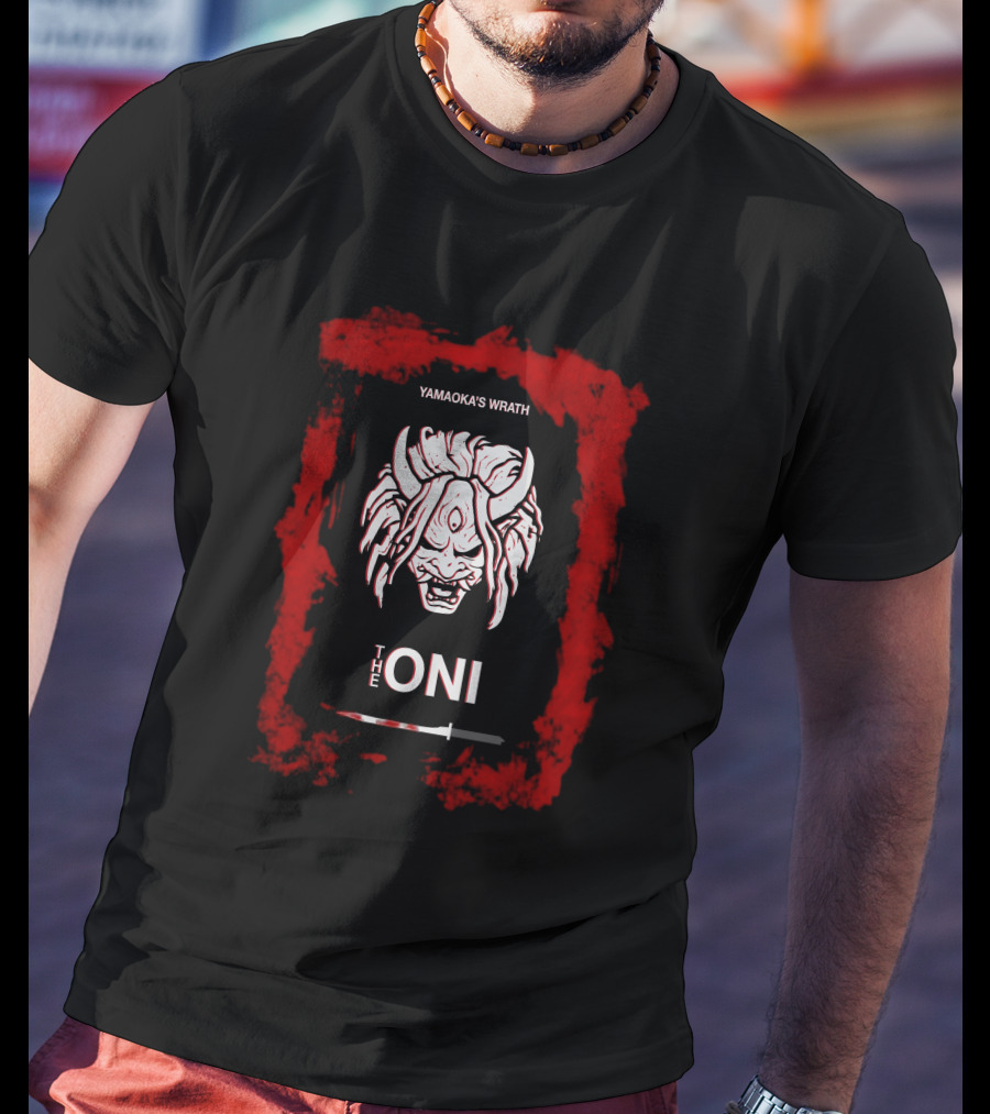 Yamaoka's Wrath The Oni Minimalist Dead By Daylight Luckysarts T-Shirt