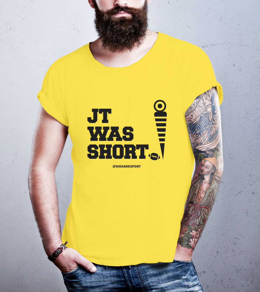 JT Was Short @DiehardSport Football Marker T-Shirt
