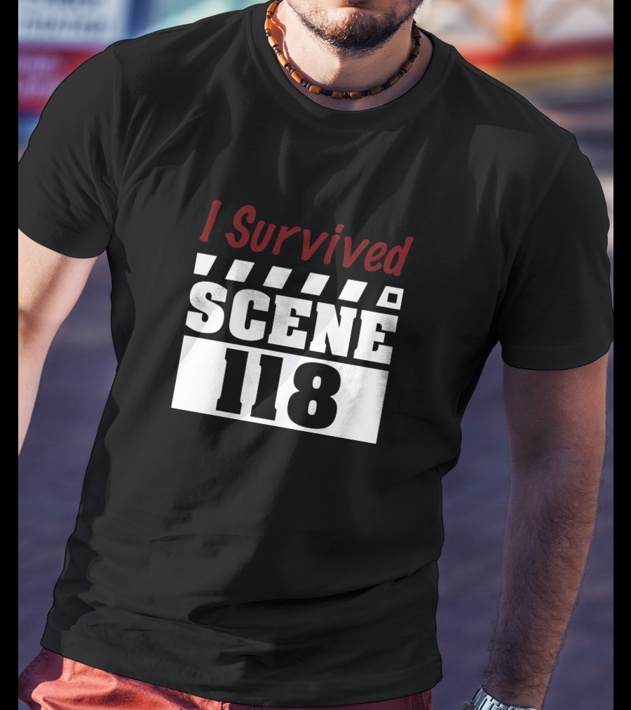 I Survived Scene 118 Scream Movie Lone Pine T-Shirt
