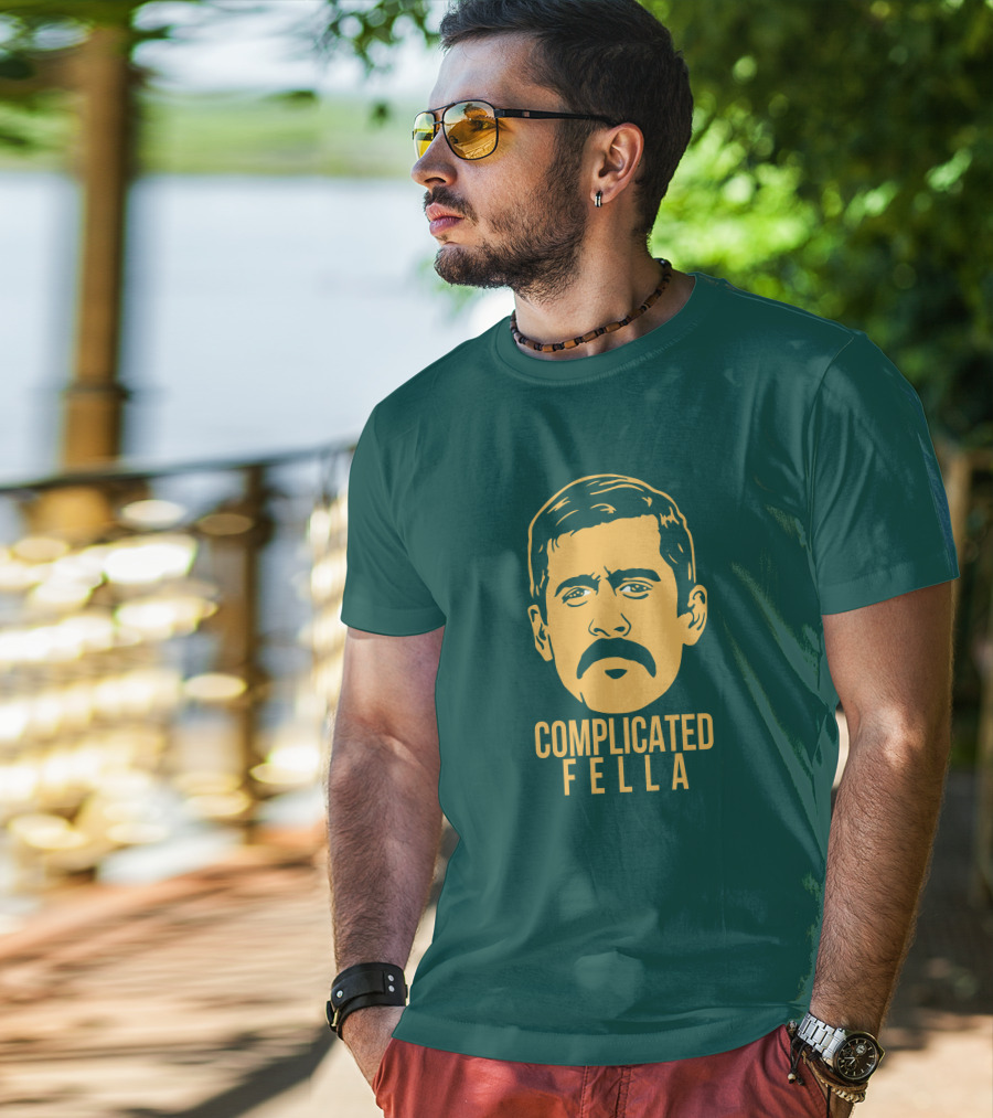 Cheeseheadtv Go Pack Go Complicated Fella Keefersport Packers Aaron Rodgers T-Shirt
