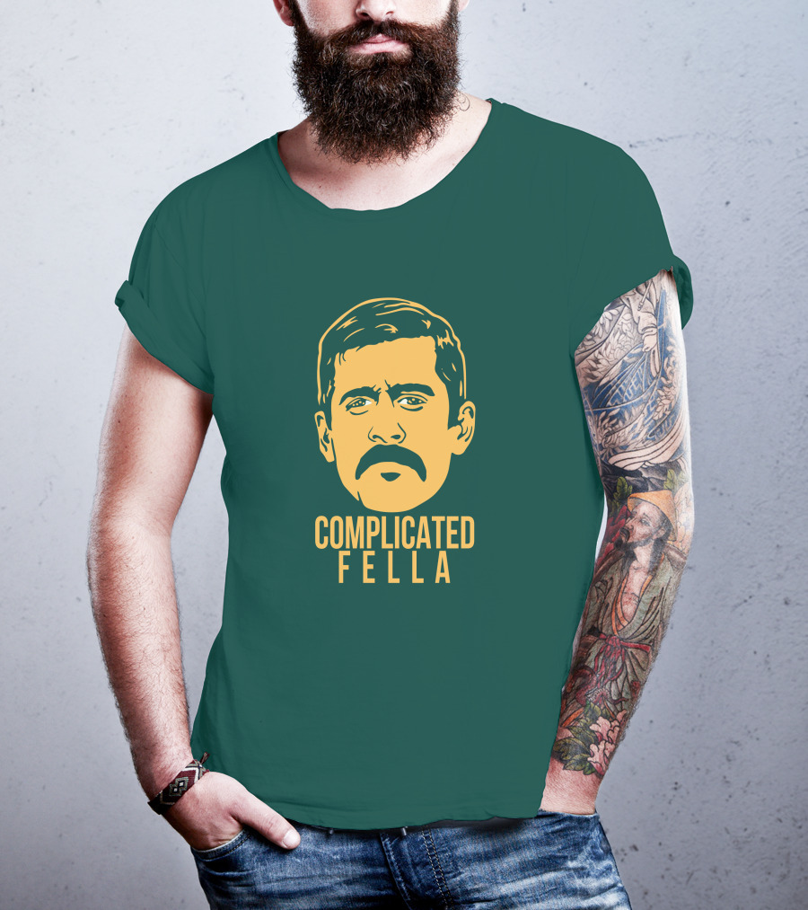 Cheeseheadtv Go Pack Go Complicated Fella Keefersport Packers Aaron Rodgers T-Shirt