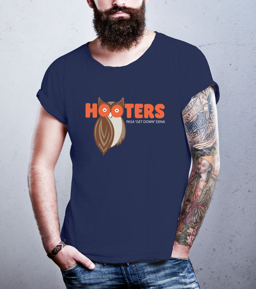 Michael Schwab Cristian Javier Hooters Owl Pasa Get Down Dena T-Shirt
