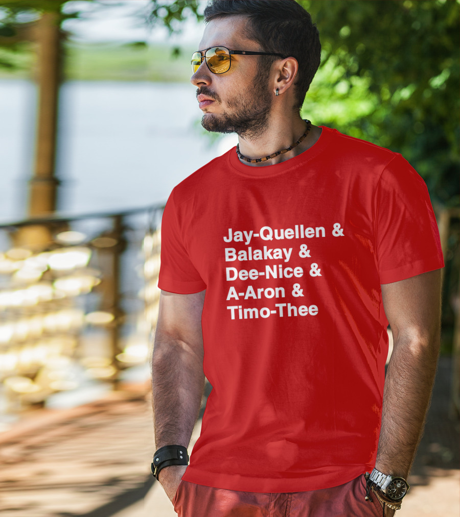 Jay Quellen And Balakay And Dee Nice And A-Aron And Timo Thee T-Shirt