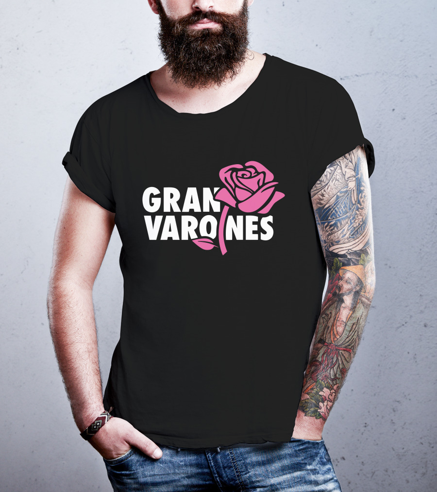 Gran Varones Rose Graphic Merch T-Shirt