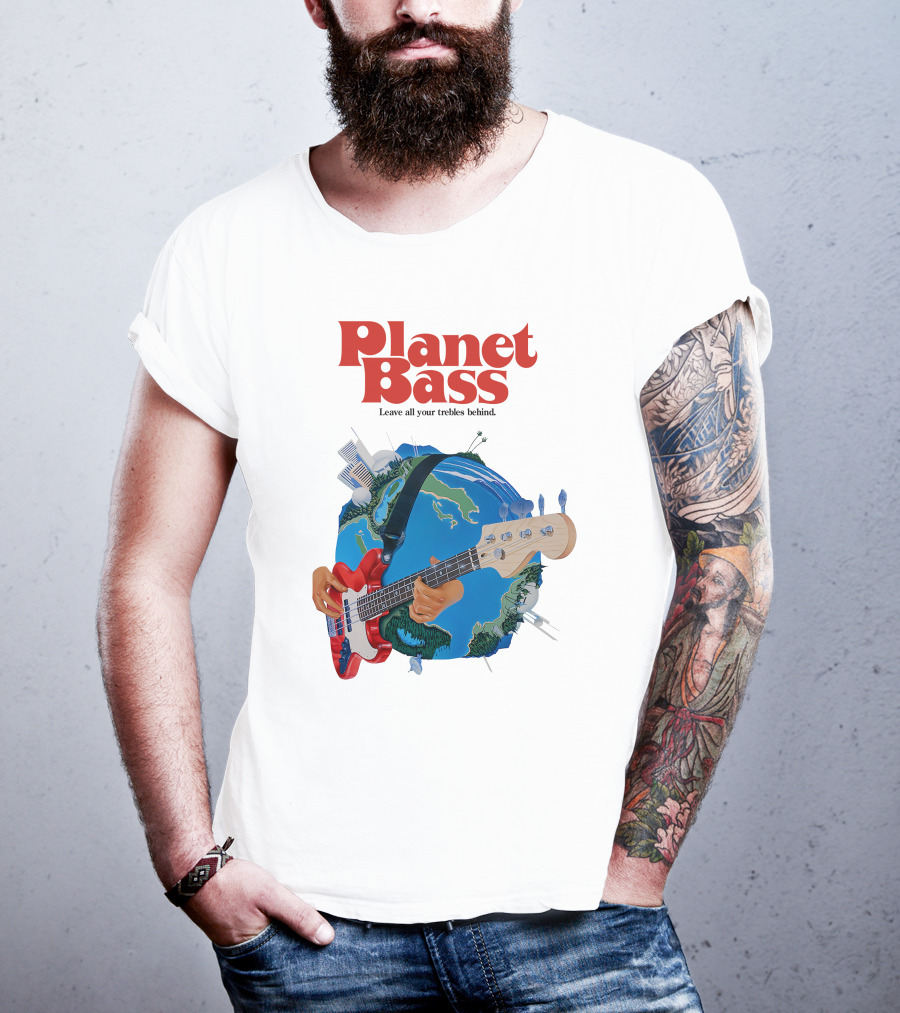 Planet Bass Leave All Your Trebles Behind T-Shirt