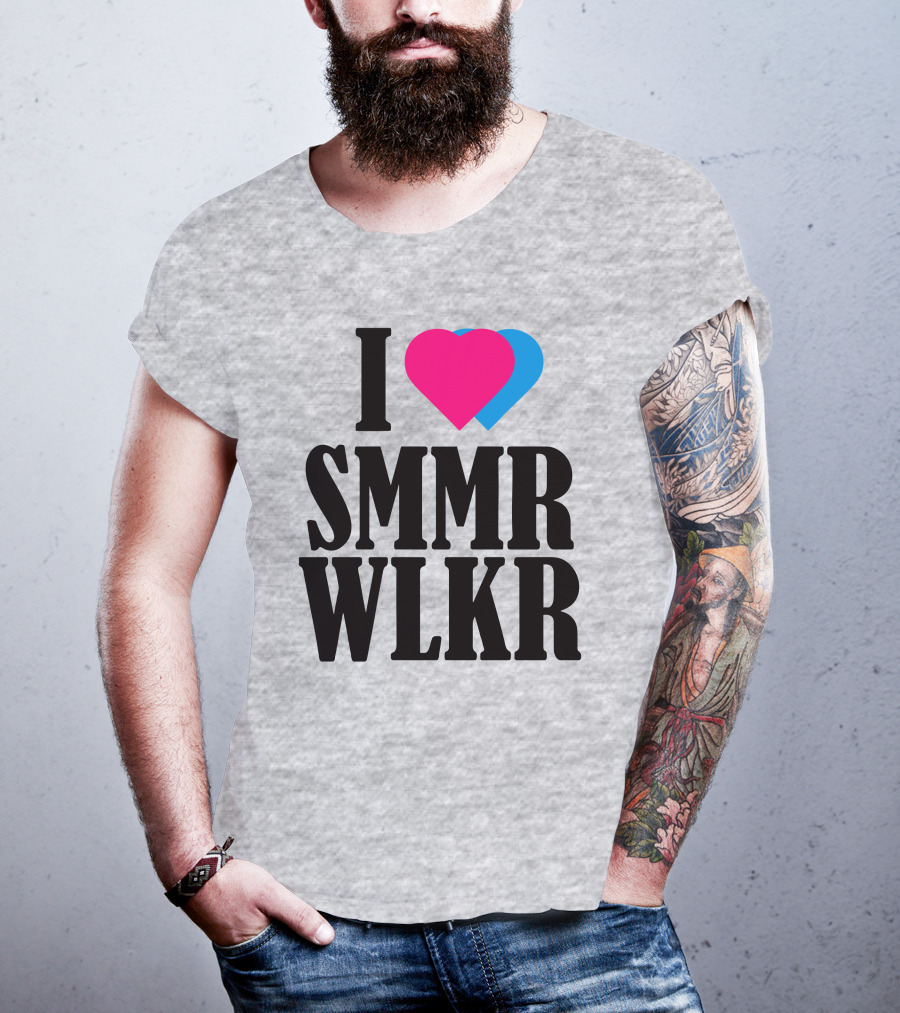 I Love SMMR WLKR T-Shirt