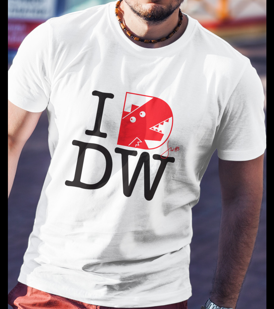 GetBlued I Love DW Deanna Wong Monster T-Shirt