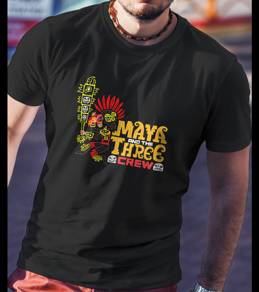 Maya And The Three Crew Jorge R Gutierrez Iconic Warrior T-Shirt
