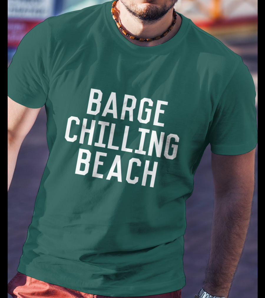 Barge Chilling Beach English Bay Vancouver Park BC Is Awesome T-Shirt