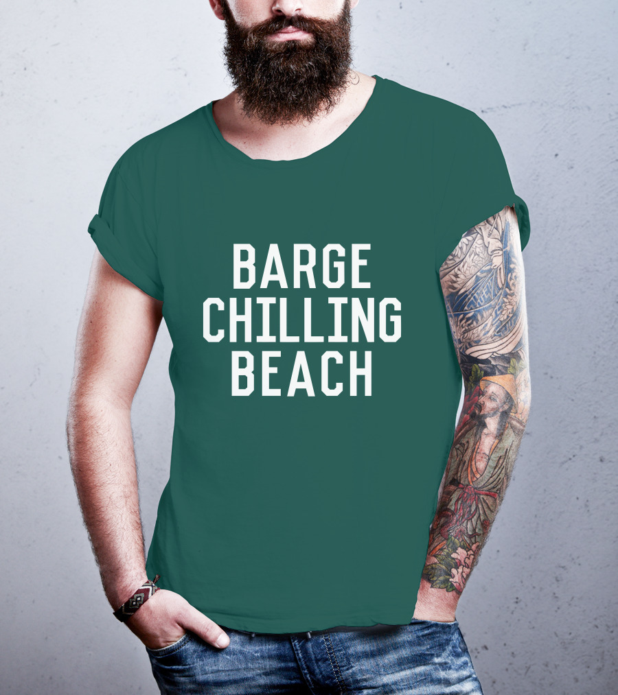 Barge Chilling Beach English Bay Vancouver Park BC Is Awesome T-Shirt