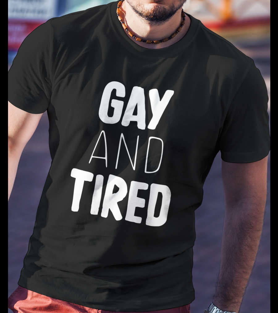 Gay And Tired Jason Trevino Lizard Kween Merch T-Shirt