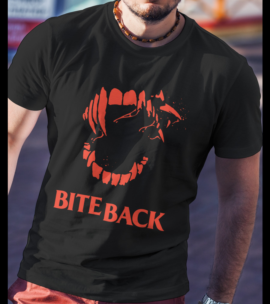 Fallout Merch Redfall Bite Back Announcement T-Shirt