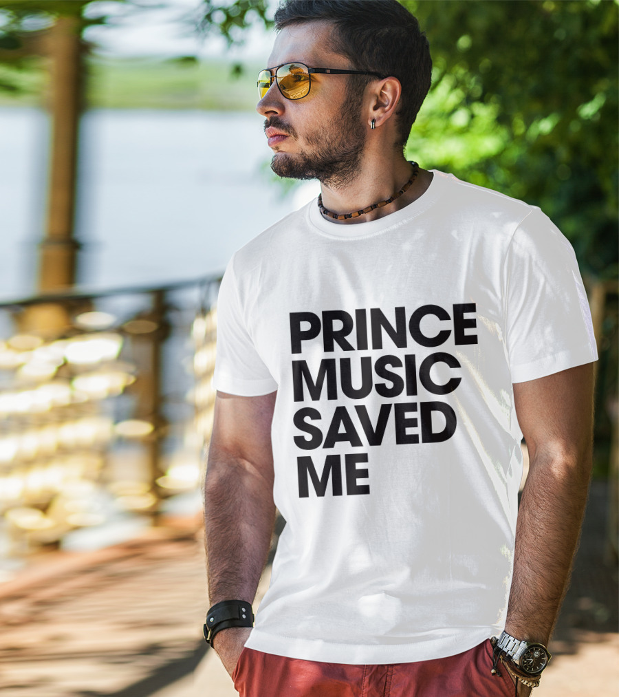 Princelivethebest Prince Music Saved ME T-Shirt