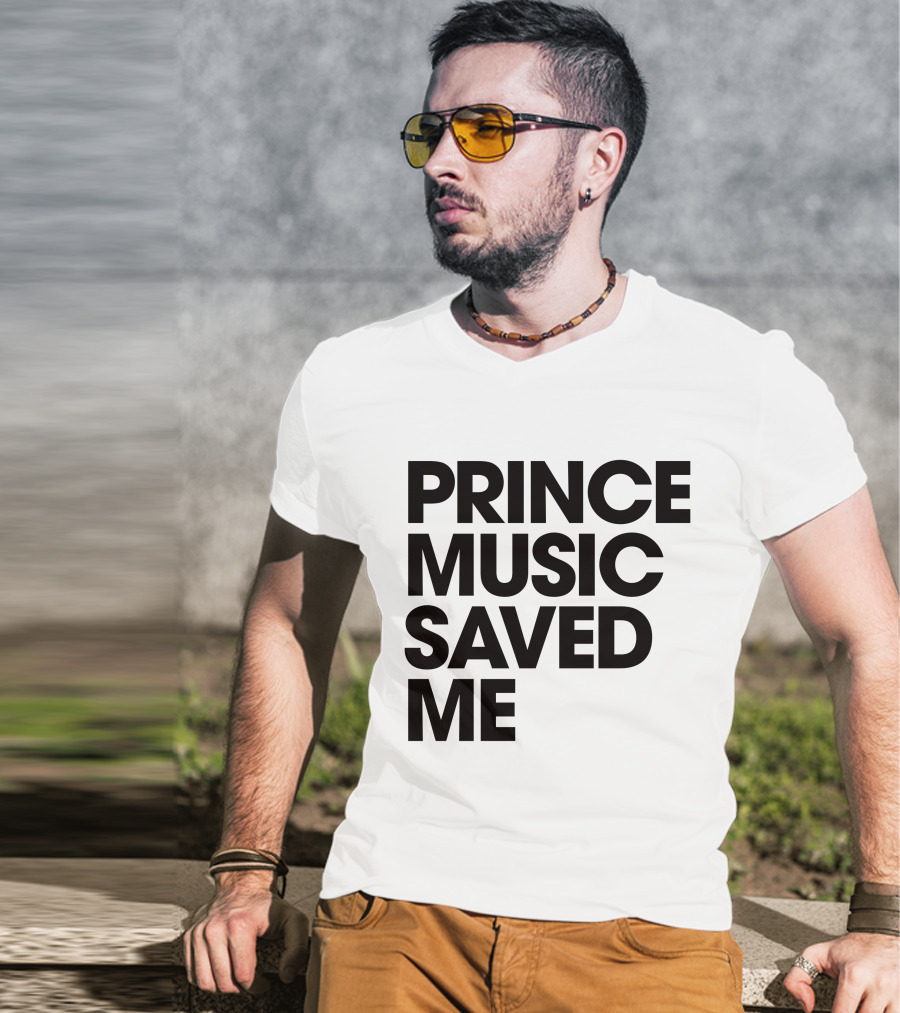 Princelivethebest Prince Music Saved ME T-Shirt
