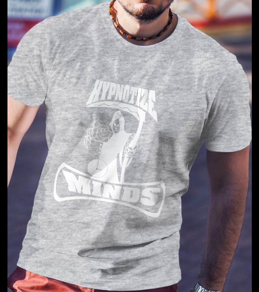 Three 6 Mafia Hypnotize Minds Grim Reaper Clock T-Shirt