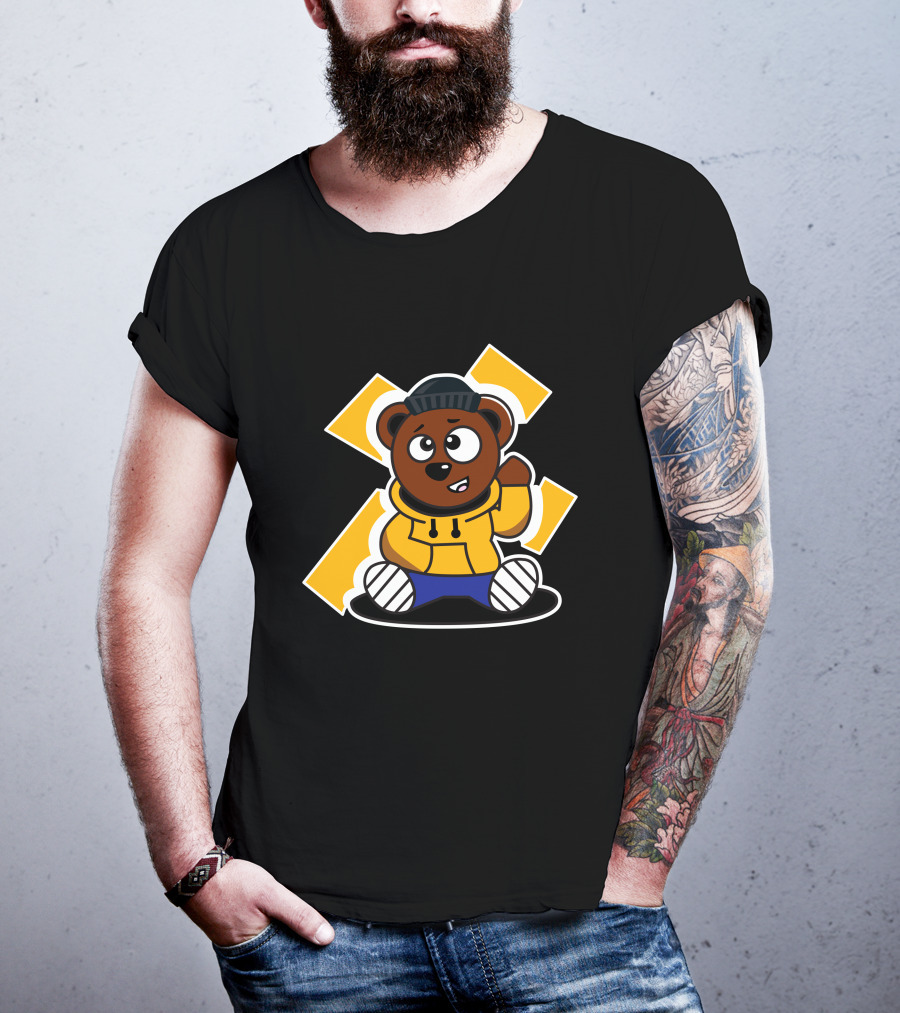 Milwaukee Bucks Jrue MotorolaUS Cross Eye Bear T-Shirt
