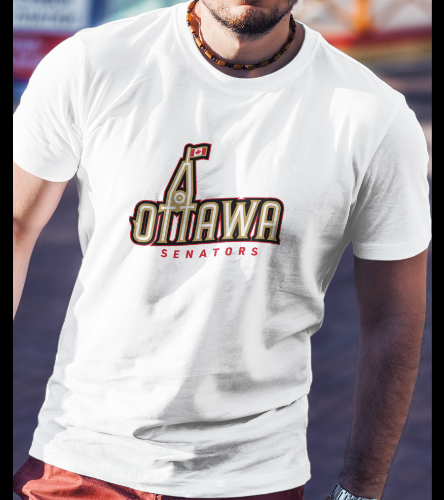 Ottawa Senators Peace Tower Canada Team Shop Ottawa T-Shirt
